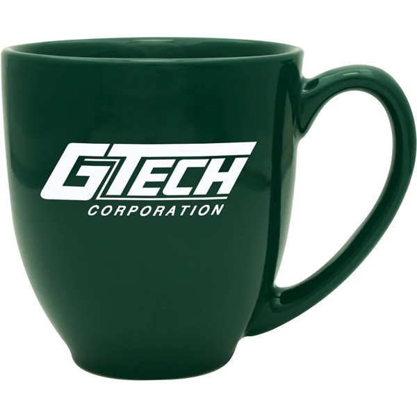 14 oz. ceramic mug with cafe-inspired styling.... from ASI 71920 Moderne Glass Company Inc / Glass America®