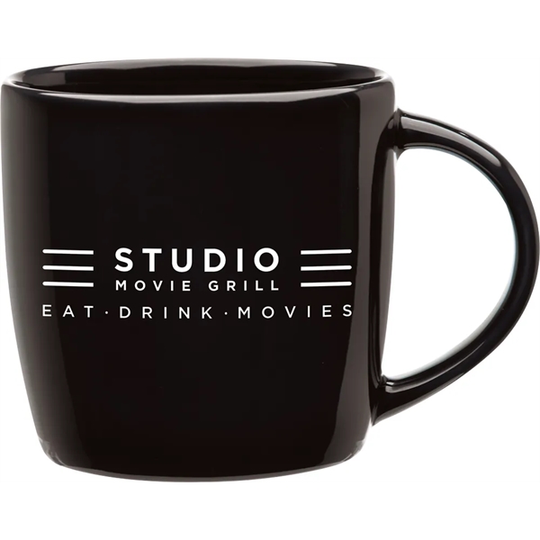 20 oz. ceramic mug with large handle and multiple color choices.... from ASI 71920 Moderne Glass Company Inc / Glass America®