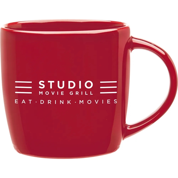 20 oz. ceramic mug with large handle and multiple color choices.... from ASI 71920 Moderne Glass Company Inc / Glass America®