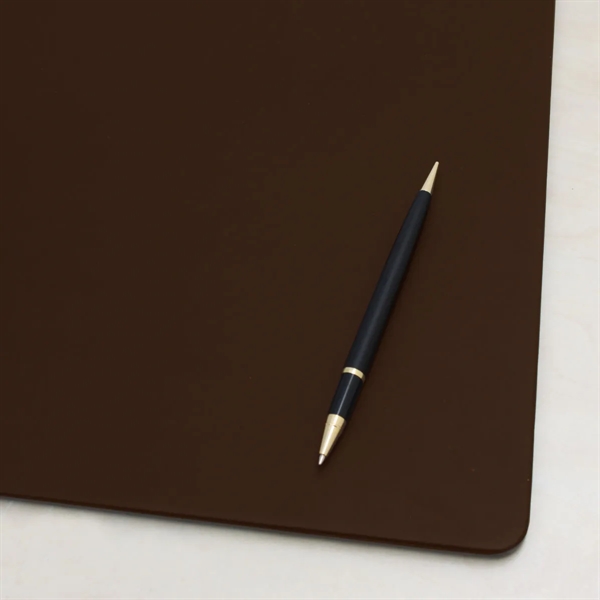 Chocolate brown leather conference pad measuring 20" L x 16" W... from ASI 48125 Dacasso / DaCasso