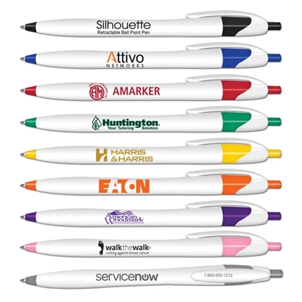 Retractable ballpoint pen, 5 11/16".... from ASI 67675 Liqui-Mark Corp