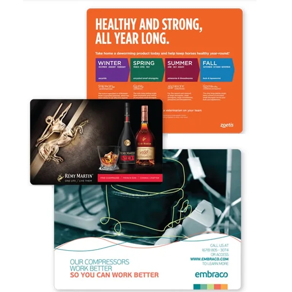 Counter mat with a scratch-resistant top, non-skid backing, rounded corners and... from ASI 59080 Halls & Company / ActNow Media