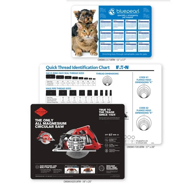 Counter mat with a scratch-resistant top and rounded corners.... from ASI 59080 Halls & Company / ActNow Media