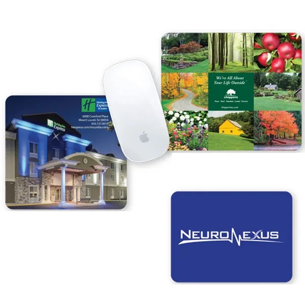 Heavy-duty 1/16" thick mouse pad in assorted sizes with open cell... from ASI 59080 Halls & Company / ActNow Media
