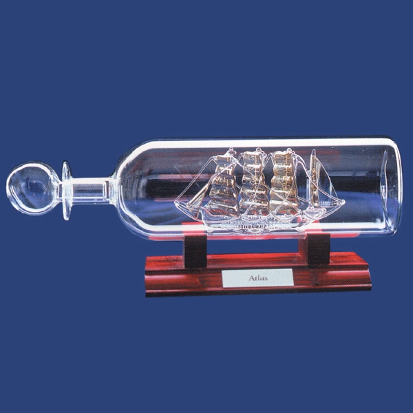 Atlas - 13" x 4" - Miniature Atlas ship replica in... from ASI 47117 ZZ - NOT KNOWN, OLD IMPORT, ASI:47117