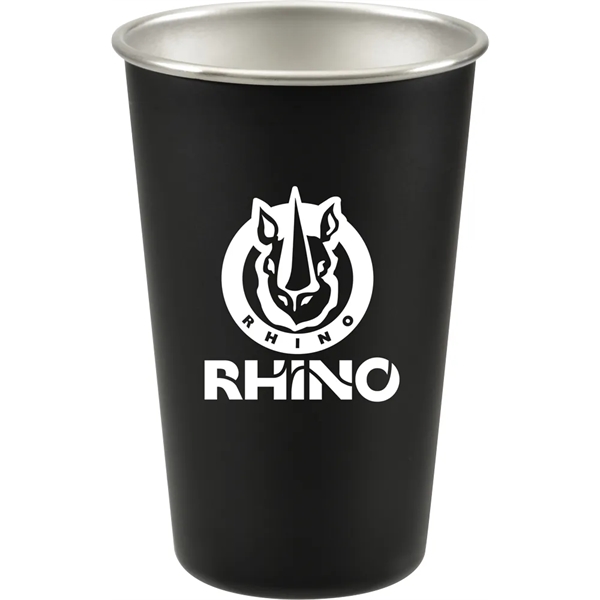 16 oz. stainless steel stadium pint glass with rolled lip.... from ASI 71920 Moderne Glass Company Inc / Glass America®