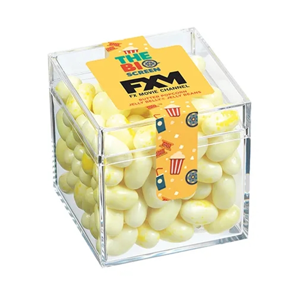Big Screen Cube filled with 5 oz. of Jelly Belly® butter... from ASI 71685 Midnite Snax®