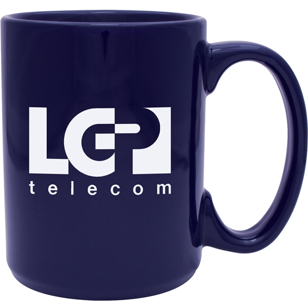 15 oz. ceramic mug with customization.... from ASI 71920 Moderne Glass Company Inc / Glass America®