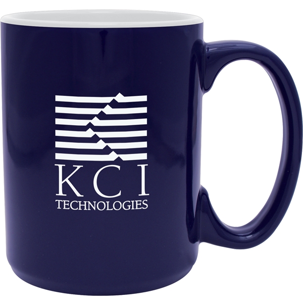 15 oz. ceramic mug with customization.... from ASI 71920 Moderne Glass Company Inc / Glass America®