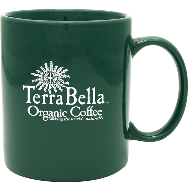 11 oz. ceramic mug with customization.... from ASI 71920 Moderne Glass Company Inc / Glass America®