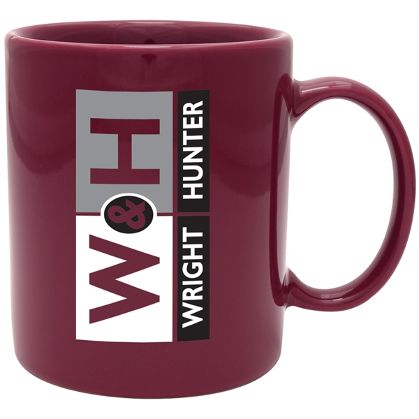 11 oz. ceramic mug with customization.... from ASI 71920 Moderne Glass Company Inc / Glass America®