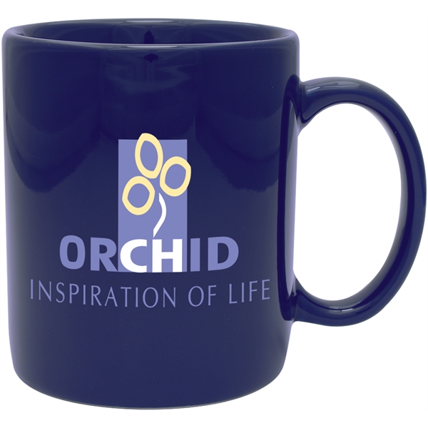 11 oz. ceramic mug with customization.... from ASI 71920 Moderne Glass Company Inc / Glass America®