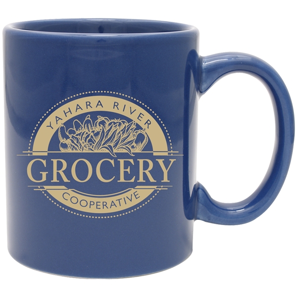 11 oz. ceramic mug with customization.... from ASI 71920 Moderne Glass Company Inc / Glass America®