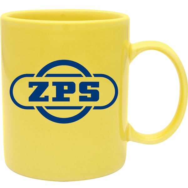 11 oz. ceramic mug with customization.... from ASI 71920 Moderne Glass Company Inc / Glass America®