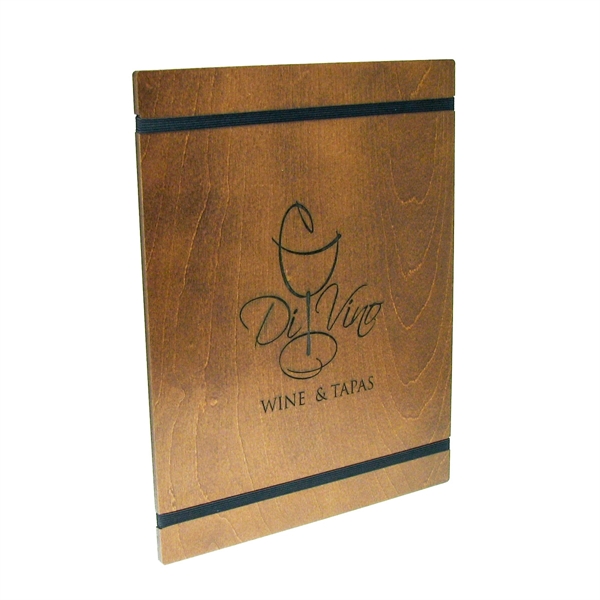 Wood Menu Holder... from ASI 88156 Solid Dimensions Inc / Solid Dimensions Line