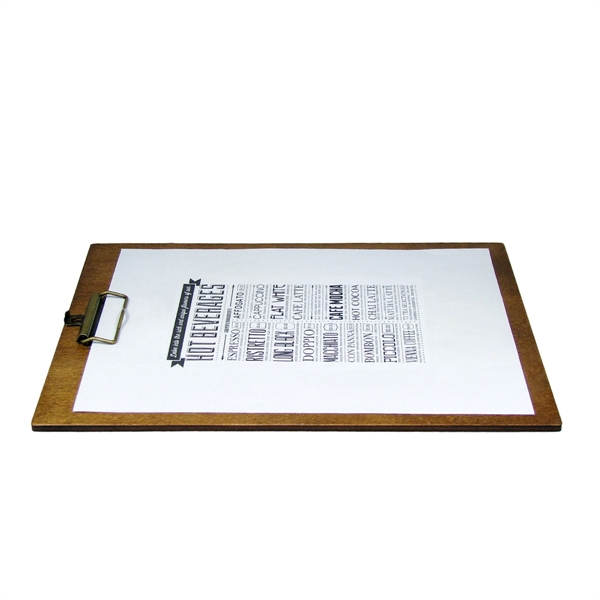 Wood Menu Holder... from ASI 88156 Solid Dimensions Inc / Solid Dimensions Line