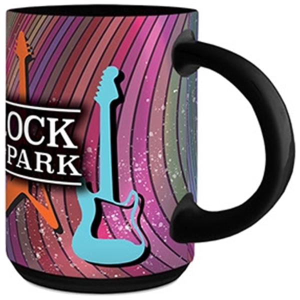 15 Oz. Mighty 360 degrees Wrap Black Mug.... from ASI 52475 Xpres LLC