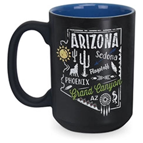 15 Oz. Matte Two-Tone Mug... from ASI 52475 Xpres LLC