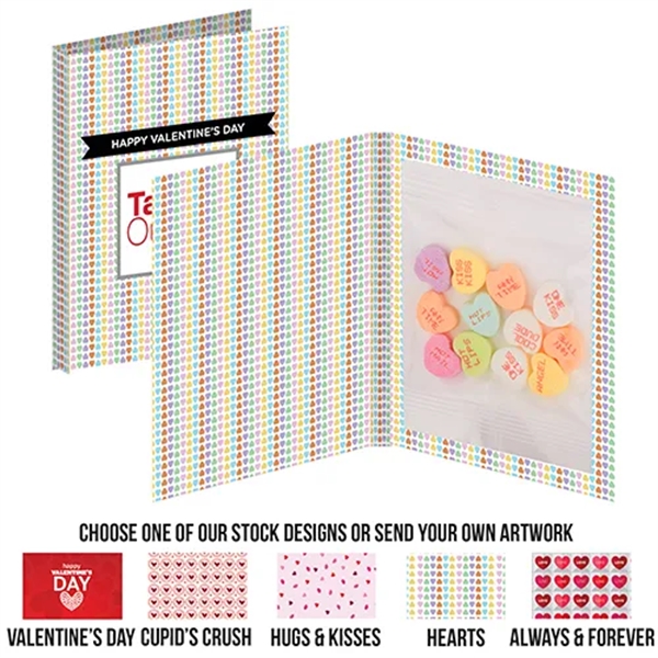 Book-like treat card with promo snack bag filled with 12 random... from ASI 71685 Midnite Snax®
