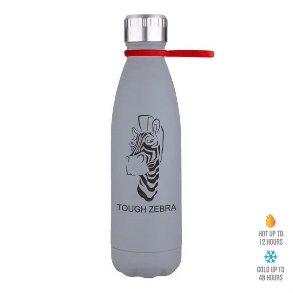 Double-wall stainless steel bottle (17 oz.) with vacuum insulation and silicone... from ASI 90807 Tekweld