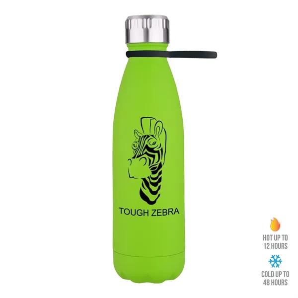 Double-wall stainless steel bottle (17 oz.) with vacuum insulation and silicone... from ASI 90807 Tekweld
