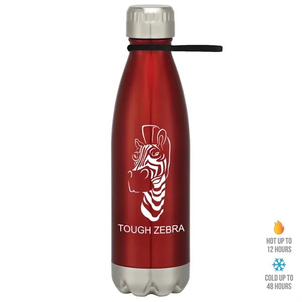 Double-wall stainless steel bottle (17 oz.) with vacuum insulation and silicone... from ASI 90807 Tekweld