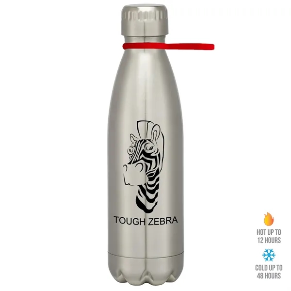 Double-wall stainless steel bottle (17 oz.) with vacuum insulation and silicone... from ASI 90807 Tekweld