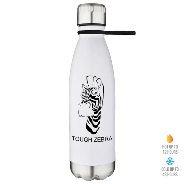 Double-wall stainless steel bottle (17 oz.) with vacuum insulation and silicone... from ASI 90807 Tekweld