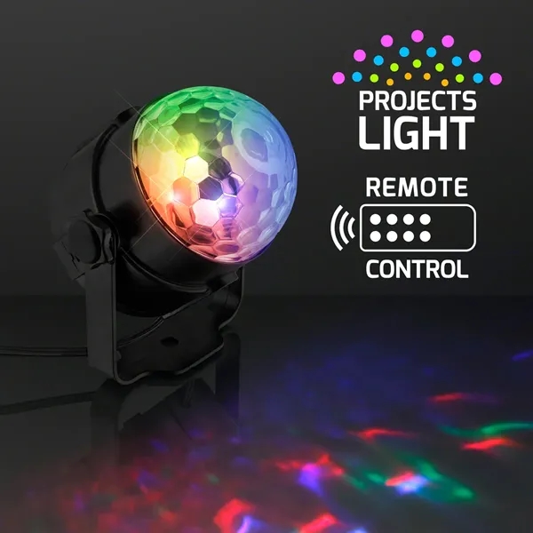 Instant Party Light Projector, 5" LED Disco Lamp with Remote; Blank... from ASI 34194 ALightPromos