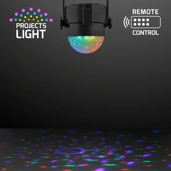 Instant Party Light Projector, 5" LED Disco Lamp with Remote; Blank... from ASI 34194 ALightPromos