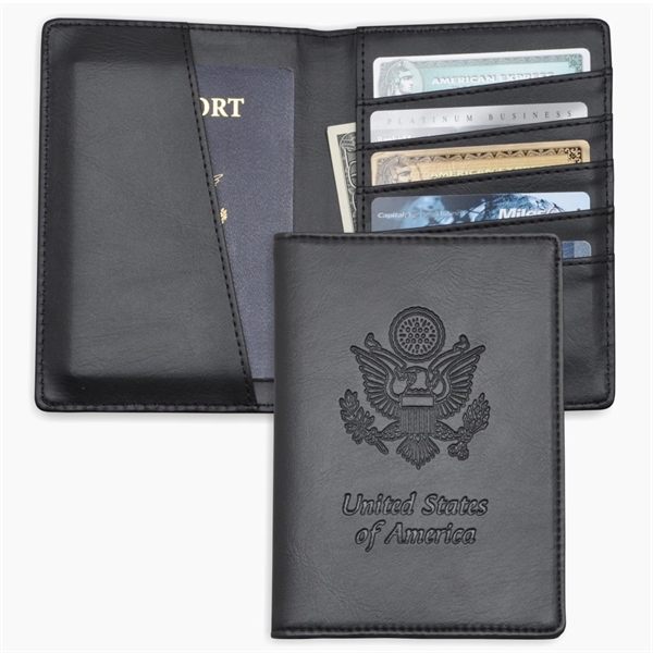 High quality soft simulated leather passport holder can double as a... from ASI 34800 Alstar Creations / Alstar Line