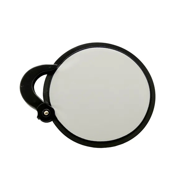 Folding fan with plastic handle, collapsible into handle.... from ASI 41511 Brainchild USA Inc