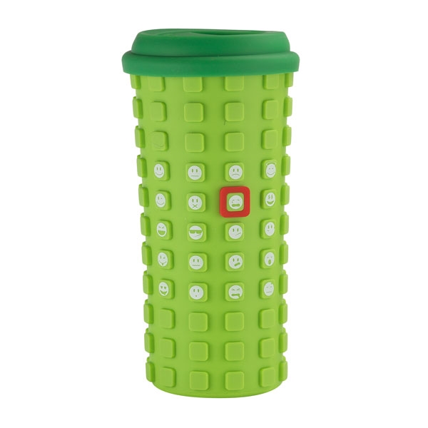 24 oz. tumbler with silicone lid and faces printed on the... from ASI 57800 Gordon Sinclair / Gordon Sinclair®
