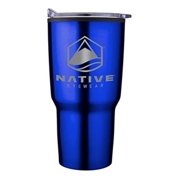 Double-wall 30 oz. tumbler with stainless steel outer and polypropylene inner... from ASI 52475 Xpres LLC