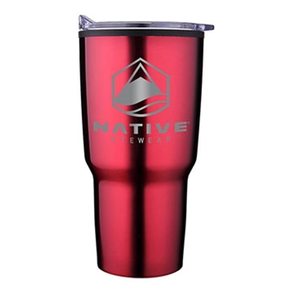 Double-wall 30 oz. tumbler with stainless steel outer and polypropylene inner... from ASI 52475 Xpres LLC