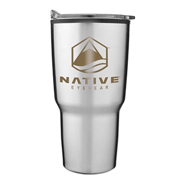 Double-wall 30 oz. tumbler with stainless steel outer and polypropylene inner... from ASI 52475 Xpres LLC