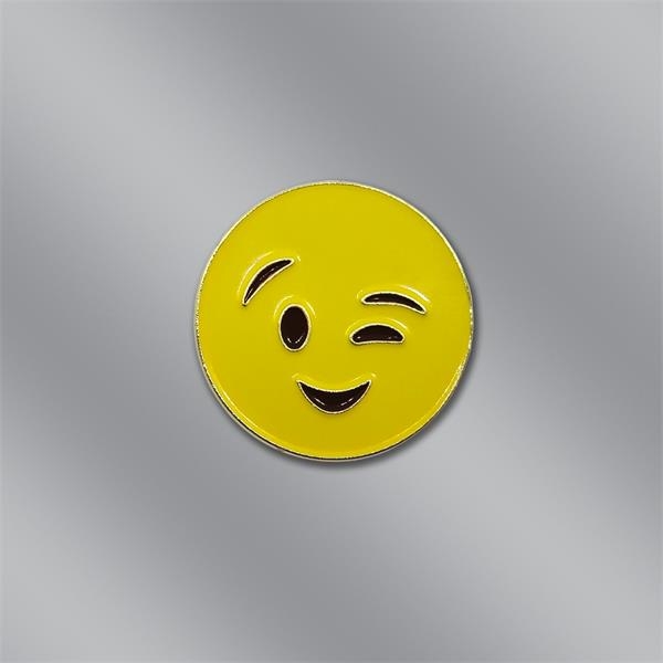 Individual emoji stock pins... from ASI 55610 Gempire/Floral Promotions