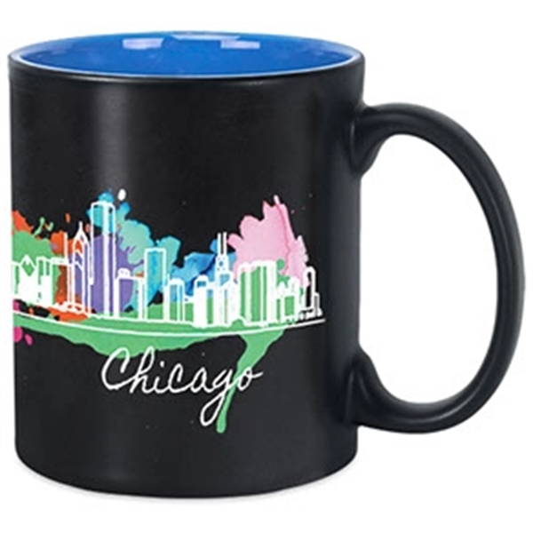 11 Oz. Classic Two Tone Matte Coffee Mug... from ASI 52475 Xpres LLC