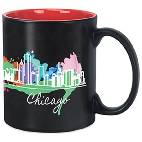 11 Oz. Classic Two Tone Matte Coffee Mug... from ASI 52475 Xpres LLC
