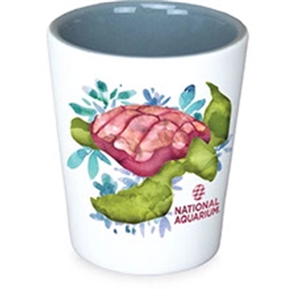 2 Oz. Two Tone Matte Ceramic Shot Glass... from ASI 52475 Xpres LLC