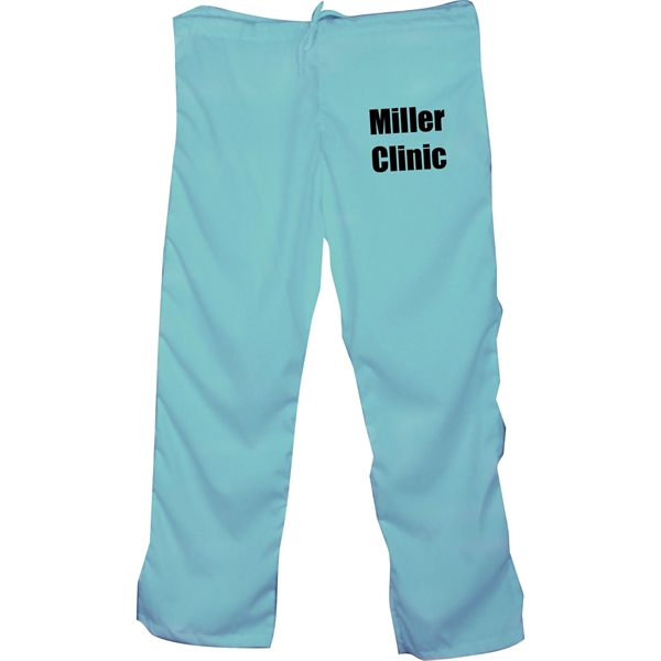 Poplin scrub pants with drawstring waist and right-hip pocket.... from ASI 31260 AdCapitol