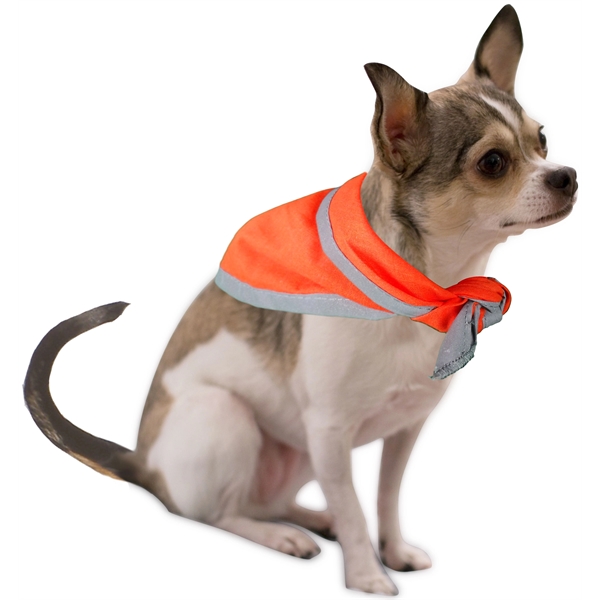 19" x 14" x 14" triangular shaped, reflective pet bandannas with... from ASI 31260 AdCapitol
