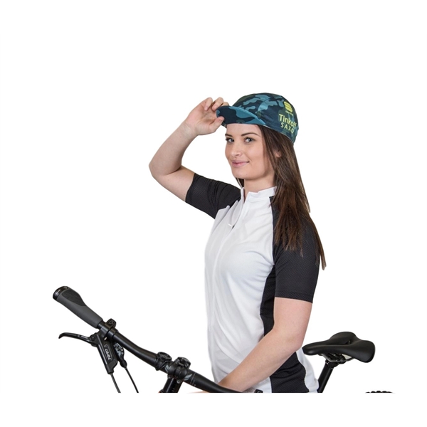 Polyester cycling cap available in many custom colors... from ASI 72657 Active Life Promo / Active Life Promo