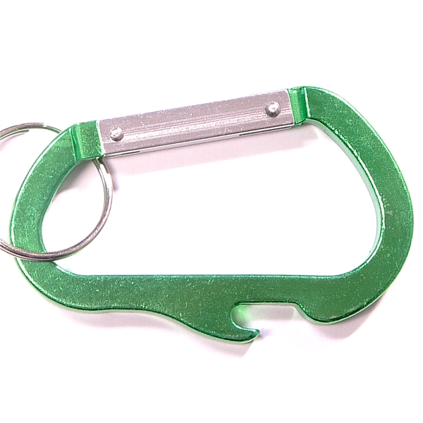 Carabiner with Bottle Opener and Key Ring... from ASI 74585 Nu Promo International / Nu Promo Line