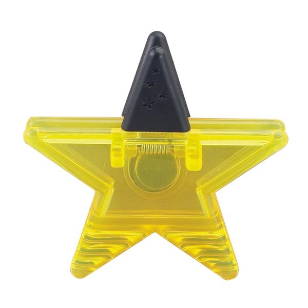 Star-shaped, spring-loaded magnetic memo clip.... from ASI 79530 Prime Line / Jetline