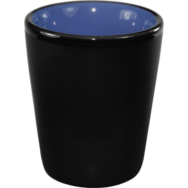 1.5 Oz Hilo Shot/Teca (Glossy In/Black Matte Out)... from ASI 92133 777 Promotional Products Inc