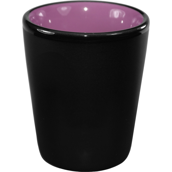 1.5 Oz Hilo Shot/Teca (Glossy In/Black Matte Out)... from ASI 92133 777 Promotional Products Inc
