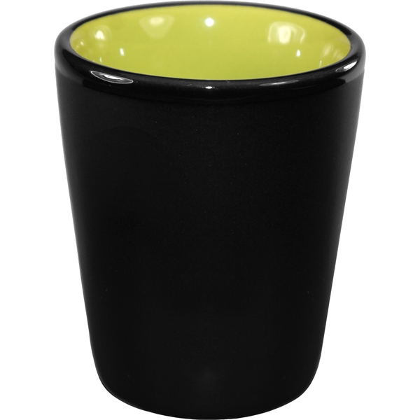 1.5 Oz Hilo Shot/Teca (Glossy In/Black Matte Out)... from ASI 92133 777 Promotional Products Inc