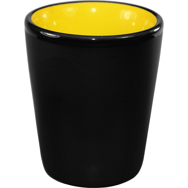 1.5 Oz Hilo Shot/Teca (Glossy In/Black Matte Out)... from ASI 92133 777 Promotional Products Inc