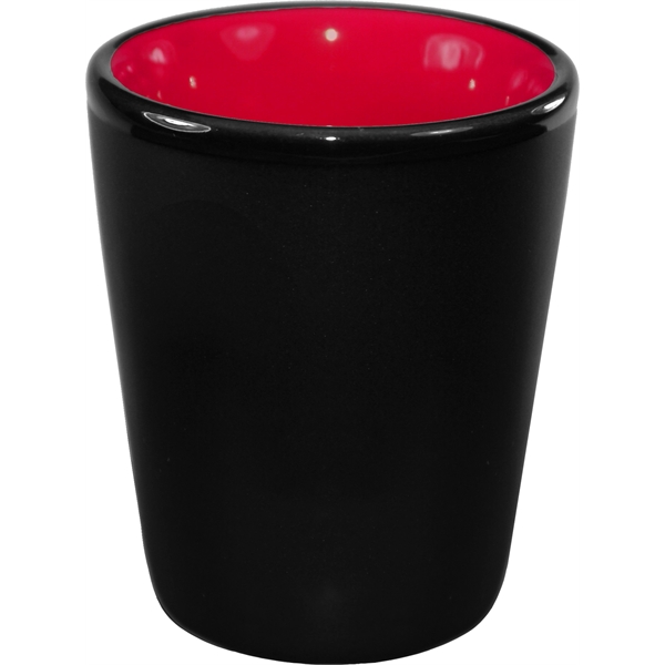 1.5 Oz Hilo Shot/Teca (Glossy In/Black Matte Out)... from ASI 92133 777 Promotional Products Inc